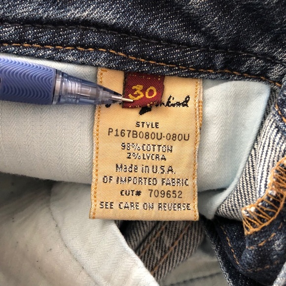 7 For All Mankind Trouser Short p167B080U-080U - Picture 10 of 13